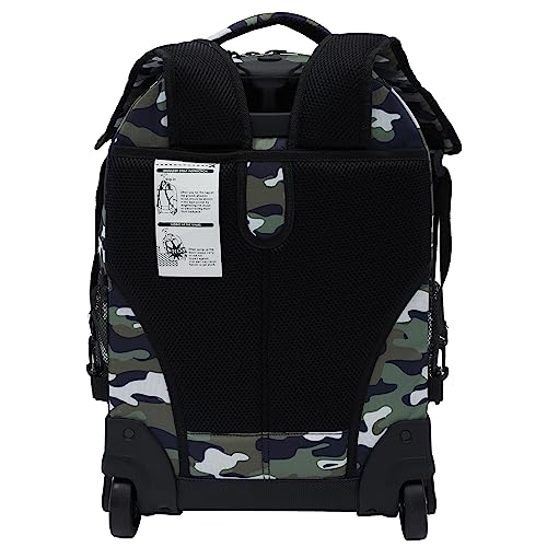 Travelers Club 18" Rolling Backpack with Shoulder Straps, Camo - color: Camo, size: 18 Inch