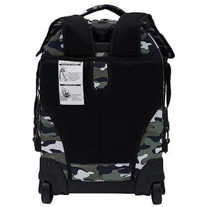 Travelers Club 18" Rolling Backpack with Shoulder Straps, Camo - color: Camo, size: 18 Inch