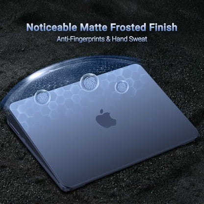 MOSISO Compatible with MacBook Neo Case 13 inch 2026 Release Model A3404 | Seamlessly Closes & Fingerprint-Resistant Protective Hard Shell Cover, Great for Work Travel Study Daily Use, Indigo Clear - color: Indigo Clear
