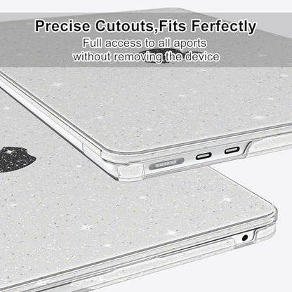 B BELK Compatible with MacBook Pro 14 inch Case M5 2026-2021 M4 M3 M2 M1 A3426 A3427 A3434 A3112 A3185 A3401 A2918 A2992 A2779 A2442, Plastic Hard Shell+Keyboard Cover+Screen Protector, Sparkly Clear - color: Sparkly Clear