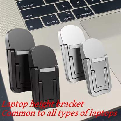 Laptop Stand Two Speed Adjustable Foldable Portable Elevated Compact Computer Riser for Home Office Travel Improves Airflow, 2pcs - size: 2pcs