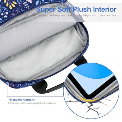 Dadanism 9-11 Inch Tablet Sleeve Bag Carrying Case with Shoulder Strap for iPad (A16) 11", iPad 10th Gen 10.9", iPad Air M4/Pro M5 11", iPad 9/8/7th 10.2", Galaxy Tab A11+ Plus 11", Night Blue - color: Night Blue, size: 9-11 Inch