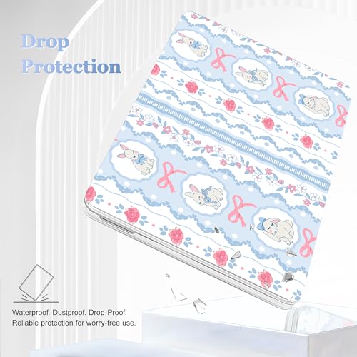 Tuiklol for 2026 MacBook Neo 13 Inch A18 Pro Chip Case, (Model A3404) Anti-Scratch Anti-Drop Slim Hard PC Shell Case with Shockproof Protective MacBook Neo Laptop Cover, Bunny Bow - color: Bunny Bow
