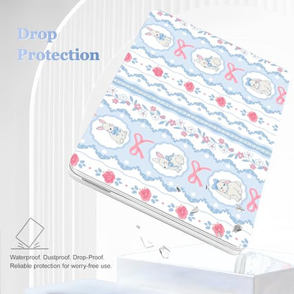 Tuiklol for 2026 MacBook Neo 13 Inch A18 Pro Chip Case, (Model A3404) Anti-Scratch Anti-Drop Slim Hard PC Shell Case with Shockproof Protective MacBook Neo Laptop Cover, Bunny Bow - color: Bunny Bow