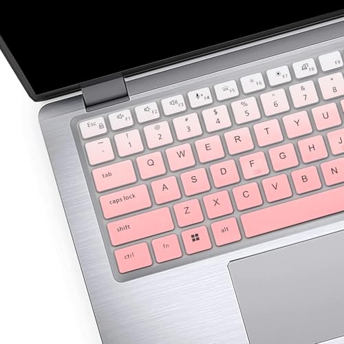 Keyboard Cover for Dell Latitude 14" 3450 3440 5450 5440 5430 5431 5420 7450 7440 7430 7420 7410, Dell Latitude 14" 9420 9430, Latitude 16 7650 7640, Latitude 15.6" 9520 9510 7520 -Ombrepink - color: Ombrepink