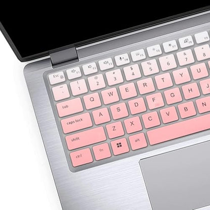 Keyboard Cover for Dell Latitude 14" 3450 3440 5450 5440 5430 5431 5420 7450 7440 7430 7420 7410, Dell Latitude 14" 9420 9430, Latitude 16 7650 7640, Latitude 15.6" 9520 9510 7520 -Ombrepink - color: Ombrepink