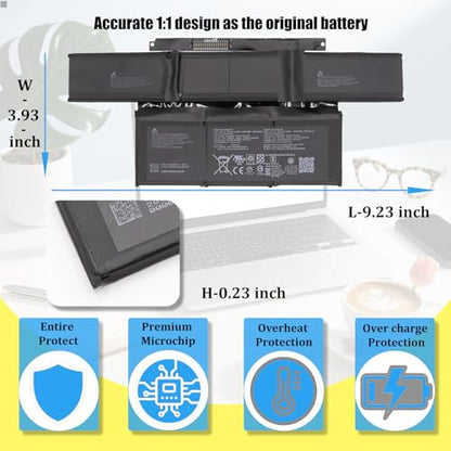 G3HTA072H Battery Replacement for Microsoft Surface Laptop Studio 1964 14.4" Series Laptop Battery G3HTA071H 56.3Wh