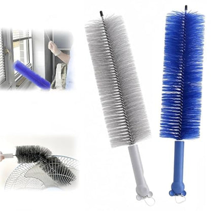 Upgrade Reusable Bendable Cleaning Brush for Home Electric Fan Air Conditioner Car Vent Curtains Cleaner,2026 New Bendable Microfiber Duster.（2 Colors） - color: 2 Colors