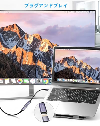 Sniokco USB C to HDMI Adapter, High Speed 4K USBC to HDMI Cable for Thunderbolt 3/4, HDMI to USB C Adapter with iPhone 16 15 Pro Max MacBook Pro Air iPad Pro iMac Galaxy S XPS Surface Book 3 and More