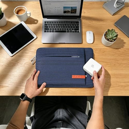 Lacdo Chromebook Case 11 Inch Laptop Sleeve for 11 Inch Acer HP Lenovo Dell Samsung ASUS Chromebook Spin 3 11, 13 inch New Surface Pro 11 Copilot+PC / 10 9 8 X, 11.6" MacBook Air Computer Bag, Blue - color: Blue, size: 11-11.6 Inch
