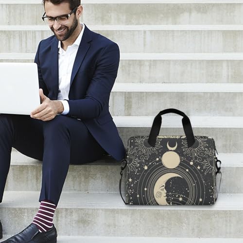 Goth Astrology Tarot Laptop Case 15.6 inch Computer Bag | Waterproof Laptop Briefcase Laptop Bag for Women & Men - color: Goth Astrology Tarot