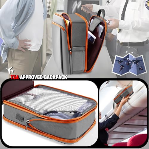 ZINZ Slim and Expandable 15 15.6 16 Inch Laptop Backpack Anti Theft Business Travel Notebook Bag with USB, Multipurpose Large Capacity Daypack for Men & Women,G01OG01 - color: G01og01