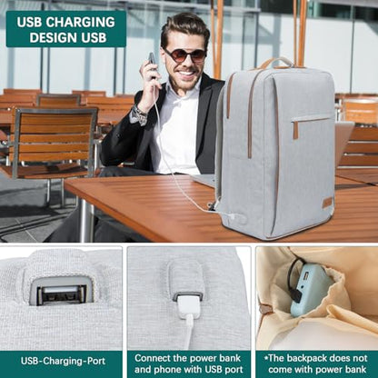 Hp hope Laptop Backpack for Women, Business Backpack for Men with USB Charging Port, Backpack for Work Commuter