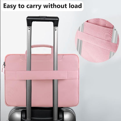 Hseok Laptop Shoulder Bag 15 15.6 16 Inch Briefcase,Compatible MacBook Pro/Neo 16",MacBook Air/Pro 15,XPS 15/16 and most 15.6-16 and Most 15-16 Notebooks,Spill-Resistant Handbag,Pink - color: Pink, size: 15-16 inch