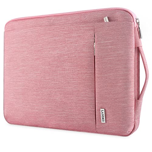 LANDICI 360°Protective Laptop Sleeve 15.6 Inch for MacBook Pro 16 M2/M1, MacBook Air 15,Computer Cover Bag,15-16" HP Dell Asus Lenovo Laptop, Pink - color: Pink, size: 15-16 Inch