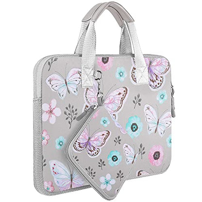 Hseok Laptop Sleeve 13.3-14 inch Case with Small Pouch, Neoprene Computer Bag Compatible with MacBook Neo/Pro 14 M5/M4/M3/M2/M1, Mac Air/Pro 13.3, XPS 14 and Most 13-14 inch Notebooks,B02F01 - color: B02f01, size: 13"-14"