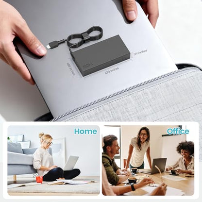140W Slim USB-C Charger Fit for Lenovo Slim Pro 7/9 | Yoga Pro 7/9/7i/9i Legion 9/Pro 5/5i/7/7i, ThinkPad Z16, Yoga Slim 5/7 Laptops