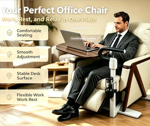 Auxiliary Standing Tray Table, Black Roller Sliding 360° Sofa Rotating and Height Adjustable Rotating TV and Laptop Table, Ergonomic Auxiliary Safety Standing Handle, aid Independent Living - color: Black, size: Armrest Bed 360° Table