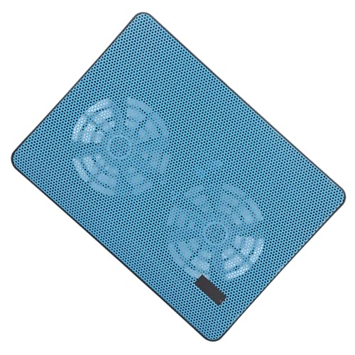 Laptop Cooling Pad, Fan Laptop Cooler Stand with Low Noise for Gaming 17in, Premium Metal Mesh Ergonomic Design Portable Cooling Fan for Office Home Travel