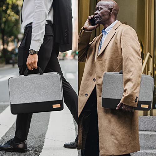 bagasin 14 Inch Laptop Sleeve Case TSA Friendly | Laptop bag fits MacBook Air 15.3, Water-resistant - color: Gray, size: 14