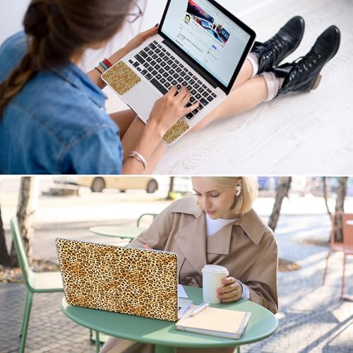 Universal Laptop Skin for 13-16 Inch Laptops,Vinyl Protective Sticker Decal,Easy DIY Trim-to-Fit for HP/Dell/MacBook,Bubble-Free & Removable,Leopard Print - color: Leopard print
