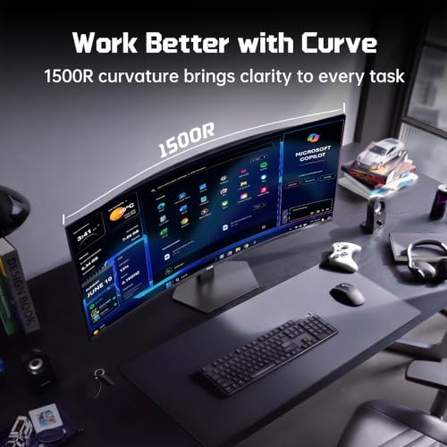Hikers 27 Inch Curved Monitor 170Hz 144Hz, 2K 1440P Computer Gaming Monitor with HDMI 2.1×2 DP 1.4×1, AI CrossHair Fast VA 4000:1 Contrast, for FPS Games and Work (G27H1Q, Includes One HDMI 2.1 Cable) - size: 27 inch