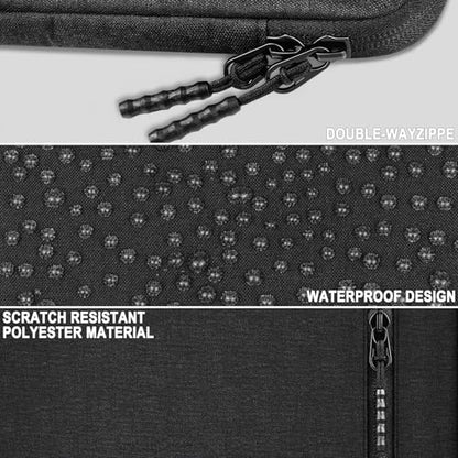Laptop Case 15.6 inch, Water Resistant Portable Monitor Computer Bag with Pockets Traveling Shockproof Protective Laptop Sleeve Compatible with HP, Dell, Lenovo, Acer, Asus, MacBook Pro, Black - size: 15.6 Inch