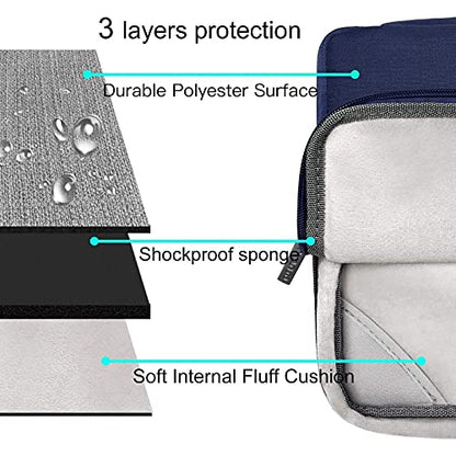 MOSISO Compatible with MacBook Pro 14 inch Case M5 2026 M4 M3 M2 M1 2025-2021 A3427 A3426 A3434 A3112 A3185 A3401 A2918 A2992 A2779 A2442, Case&Bag&Keyboard Skin&Webcam Cover&ScreenFilm, Navy Blue - color: Navy Blue