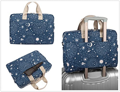 Laptop Briefcase, Water Repellent Multi-Functional Shoulder Messenger Case Bag For MacBook Pro 15 inch and 16 inch-16 inch Laptop(Sol de Mayo) - color: Sol De Mayo