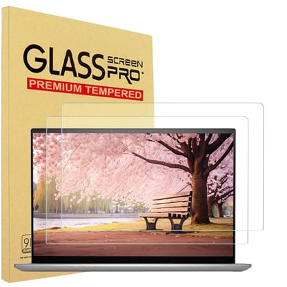 2 Pack 15.6" Tempered Glass Screen Protector For HP Laptop 15.6, HP Pavilion/Envy 15.6, Dell Inspiron 15, Lenovo Ideapad 15, Acer Aspire 5, Chromebook 15.6 & Other 15.6'' 16:9 Laptop,9H Hardness - size: 15.6 inch with 16:9