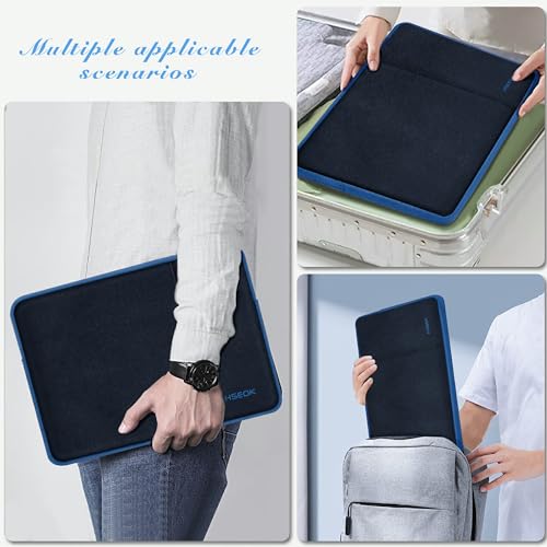 Hseok Laptop Case 13.3-14 Inch Sleeve, Water-Resistant Computer Bag Compatible with MacBook Neo/Pro 14" M5/M4/M3/M2/M1 and All 13.3" Mac Air/Pro, XPS 14 and Most Popular 13.3"-14" Notebook，B02K03 - color: B02K03, size: 13.3"