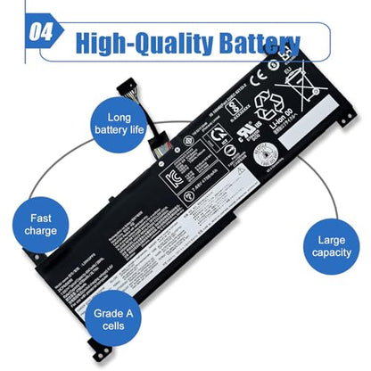 38Wh L20M2PF0 Laptop Battery Replace for Lenovo Ideapad 3-14ITL6 3-15ITL6 3-15ALC6 V14 V15 G2-ITL G2-ALC V17 G4-IRU Series Notebook L20L2PF0 L20B2PF0 7.68V