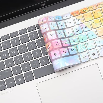 Keyboard Cover for 2026 2025 HP OmniBook 5 Flip 14"/OmniBook 5 Next Gen AI 14" 14-he0037nr 14-he0017nr 14-he0027nr 14-fp0057nr 14-fp0023dx 14-fp0750ng 14-fp0950nd 14-fp0765ng 14-fp0540nd 14" -Dazzle - color: Dazzle