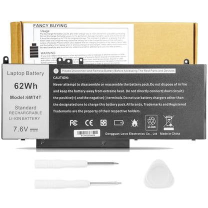 Fancy Buying 62Wh 6MT4T 7V69Y TXF9M 79VRK 07V69Y 0HK6DV 079VRK 0TXF9M Laptop Battery for Dell Latitude 14 5470 E5470 15 5570 E5570 Notebook 15.6 inch Precision 15 3510 M3510 0C1P4 451-BBUN 451-BBTW - size: 9.83*4.05*0.27inch 6MT4T