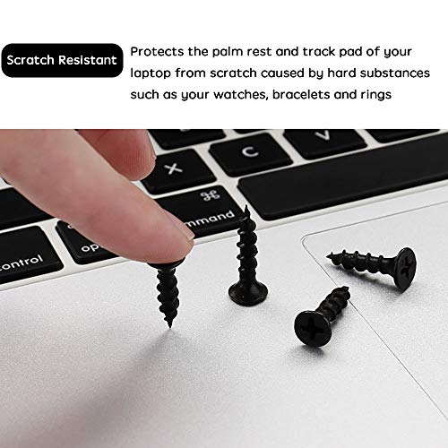 Palm Rest Cover with Trackpad Protector Sticker Skin for MacBook Air 13.3"( A1466 A1369)(Silver)