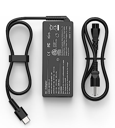 100W USB C Fast Charger Power Adapter Compatible with Lenovo Thinkpad,MacBook Pro/Air, iPad Pro,HP,Dell,Asus All USB-C Device
