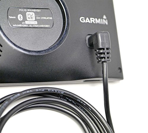EDOTech 6 Ft Mini USB Car Charger Power Cord for Garmin Nuvi Drive DriveSmart DriveAssist DriveTrack RV Auto Handheld Navigation GPS TA20 Compatible
