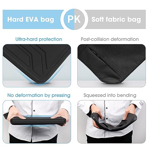 Smatree 16 inch Hard EVA Shell Case for Alienware 16 Area-51 Gaming Laptop | Compatible for Alienware 16 Area-51 Gaming Laptop, Alienware x16/m16 R1 Gaming Laptop (Not Fit with Alienware m16 R2) - color: Black-for 16 inch Alienware M16 R1
