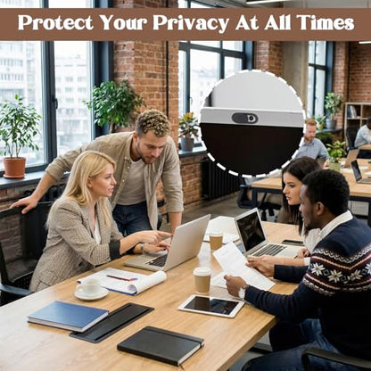 cobee 40 Pcs Webcam Cover, Laptop Camera Cover Slide Universal Camera Privacy Covers Slide Ultra-Thin Webcam Covers for Phone Computer Laptop Pad Protecting Privacy Security(Black)