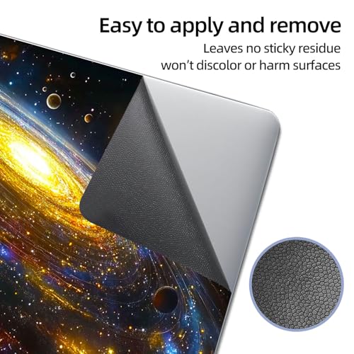 Universal Laptop Skin Sticker Decal, 12"-15.6" Aesthetic Vinyl Wrap, Nebula Planets Waterproof Notebook Cover Art Protector for MacBook HP Dell Lenovo, Fits 13" 14" 15" 15.6" - color: Nebula Planets