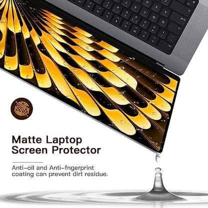 2 Pack Anti Blue Light Screen Protector Compatible with MacBook Air 15 Inch(2023-2026, M2/M3/M4/M5), Eye Protection Matte Anti Glare Screen Protector for 15.3In Mac Air - size: MacBook Air 15inch