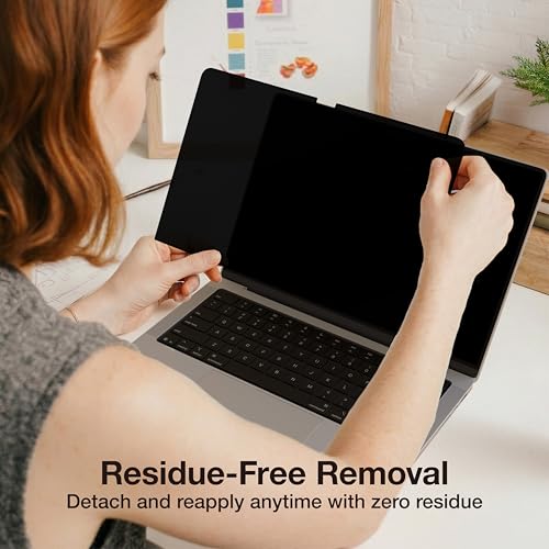 AMAZINGthing for MacBook Pro 16" [RADIX MagPrivacy] M5/M4/M3/M2/M1, Magnetic Screen Protector, ±30° Privacy Viewing, Removable Privacy Film, 9H Hardness, 200μm Thin Profile, Reusable with Folder - size: MacBook Pro 16" M1/M2/M3/M4/M5 Series