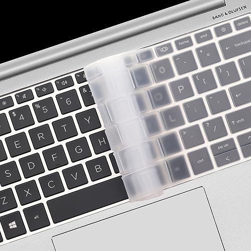 Keyboard Cover for HP EliteBook 840 G9 G10 G11 14 inch, EliteBook 830 835 840 1040 G9 G10 13.3 14 inch Laptop Accessories Keyboard Protective Skin (Not fit 840 845 1040 G8 G7 G6 G5 G4 G3)-Clear - color: Clear