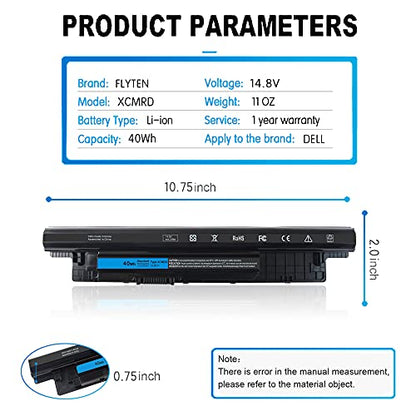 40WH XCMRD 14.8V Battery for Dell Inspiron 15 3000 Series Battery 3542 3521 3531 3537 3542 3543 3541 5521 5537 17 3721 3737 17R 5737 5721 14 3421 5421 3437 3443 Latitude 3440 3540 P28F P40F T1G4M