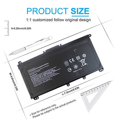 920070-855 920046-421 TF03XL Battery for HP Pavilion 15-CC 15-CD 17-ar050wm 17-ar0xx 15-cc023cl 15-cc123cl 15-cc563st 15-cc050wm 15-cd040wm 14m-cd0001dx 14m-cd0003dx 14-cd1055cl 14-bf0xx 920046-121 - size: 41.9Wh TF03XL 11.55V
