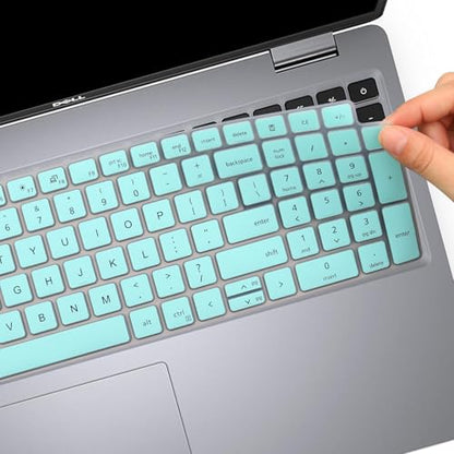 Keyboard Cover for Dell Latitude 3540 5520 5521 5530 5531 5540 5550 & Precision 3590 3591 3580 3581 3560 3570 3561 3571 Laptop, Dell Latitude 15.6 inch Laptop Keyboard Skin-Hotblue - color: Hotblue
