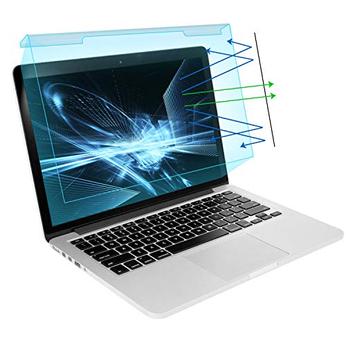 MOSISO 13-13.5 inch Laptop Blue Light Blocking Screen Protector | Anti-UV Eye Protection Filter Film for Diagonal 13, 13.3, 13.5 inch 16:9 Widescreen Notebook LED Monitor Panel