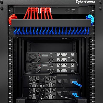 CyberPower CP1500PFCRM2U PFC Sinewave UPS Battery Backup | 1500VA/1000W, 8 Outlets, AVR, Short Depth 2U Rackmount, UL Certified - size: 1500VA, style: Rackmount 2U