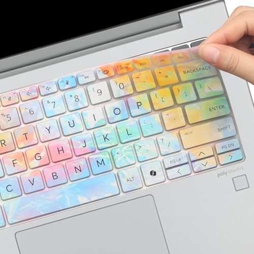 Keyboard Cover for 2026 2025 2024 HP ProBook 440 G11 14 inch Laptop &ProBook 445 G11 14-inch Laptop Accessories Keyboard Protective Cover Skin (NOT Fit HP ProBook 440 445 G10/G9/G8/G7/G6/G5) - color: Dazzle
