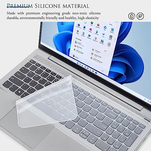 Universal Keyboard Cover Skin for 15.6" Laptop Notebook Keyboard, Dell HP Acer ASUS Lenovo MacBook Ultra Thin Waterproof Dustproof Keyboard Protector Skin(13.7" x 5.07") - Clear - size: 15-15.6 inch Universal Laptop Keyboard